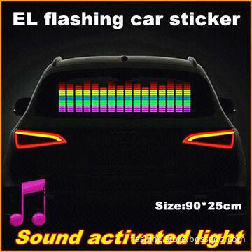 Hot selling EL car sticker